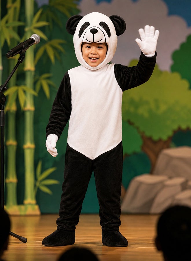 Toy Land Kids Panda Costume for Boys & Girls – Soft Plush Animal Fancy Dress Outfit for kids of age 6 to 7 years - Image 2