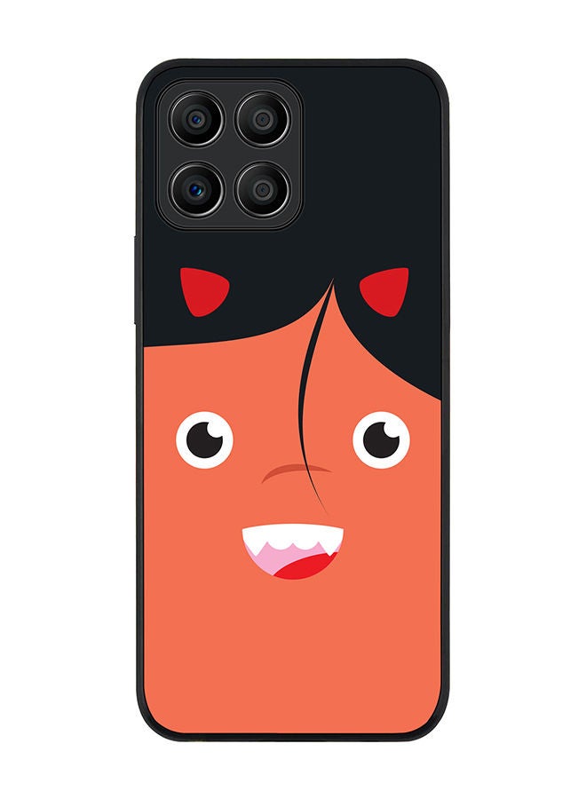 Stylizedd Rugged Black edge case for Honor X8 5G Slim fit Soft Case Flexible Rubber Edges Anti Drop TPU Gel Thin Cover - Cute Cupid - Image 1