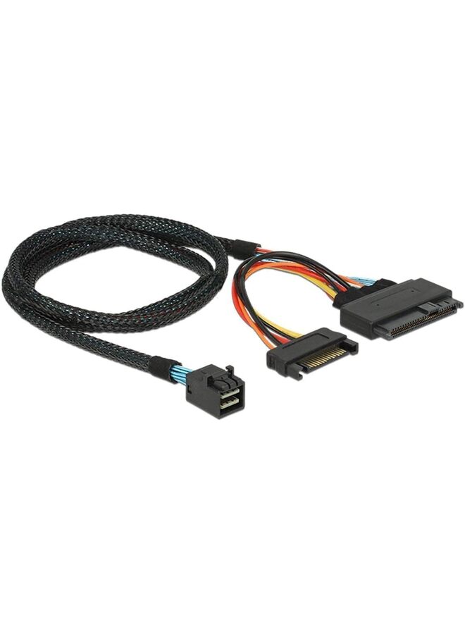 Mini SAS SFF-8643 to U.2 SFF-8639 NVMe SSD Cable pin Male SATA Power Connector Mini SAS HD High Speed Line  - Image 5