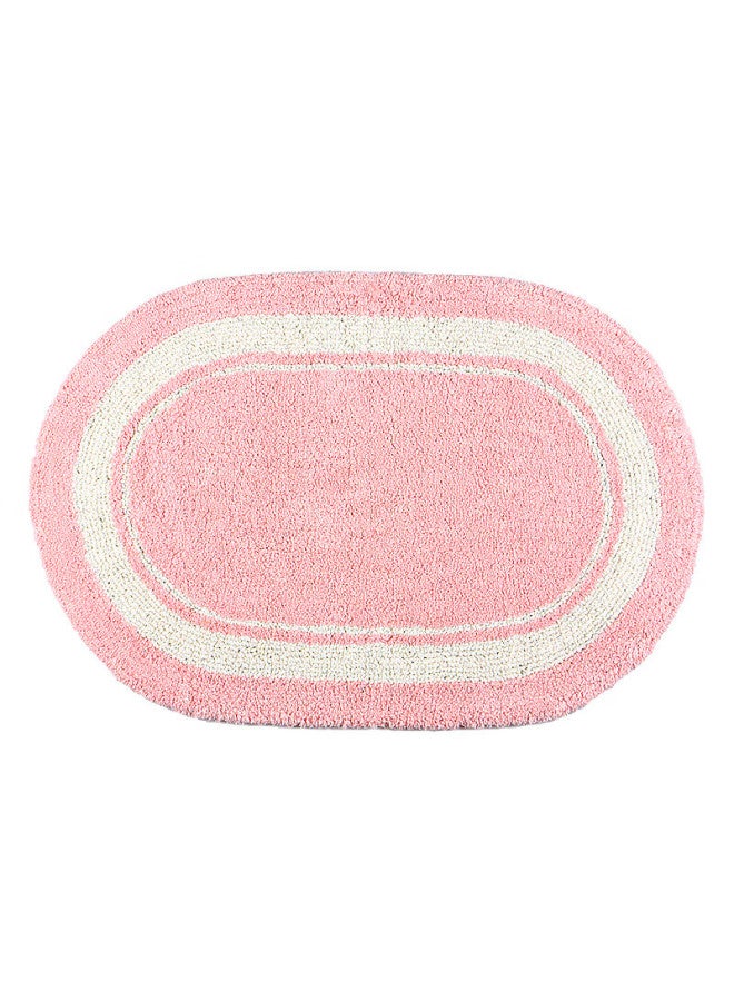 Amarelle Elegant High-end Hotel Ultra-soft Absorbent Non-slip Bathroom Mat, Pink (50*80cm) - Image 1