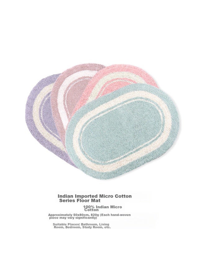 Amarelle Elegant High-end Hotel Ultra-soft Absorbent Non-slip Bathroom Mat, Pink (50*80cm) - Image 2