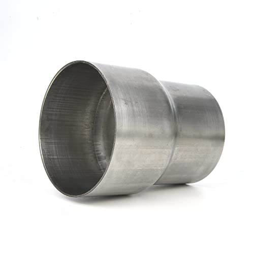 Elifecenter Universal 3 Inch Exhaust Adapter Stainless Steel Exhaust Coupler(3" ID to 3" OD), Pipe Connector Whole Length 3.6 Inch - Image 1