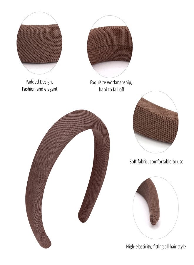 Ondder Assorted Padded Headbands for Women and Girls - Fashion Solid Color Wide Turban Hair Accessories, Diademas Para Mujer De Moda - Image 5