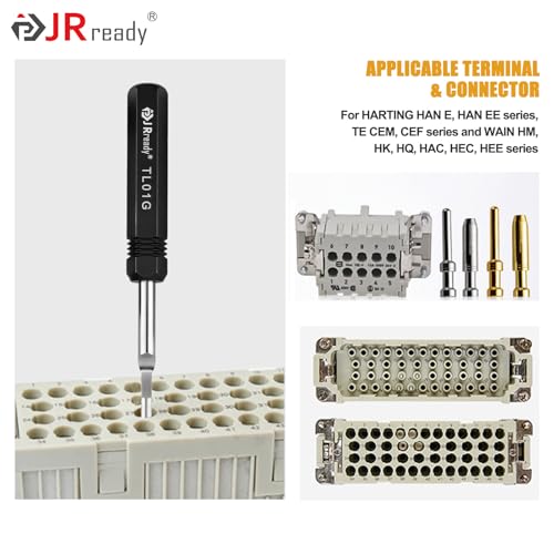 JRready TL01G(09990000319) Pin Removal Tools for HARTING HAN E series &WAIN HM、HK series & TE 16A round contacts - Image 3