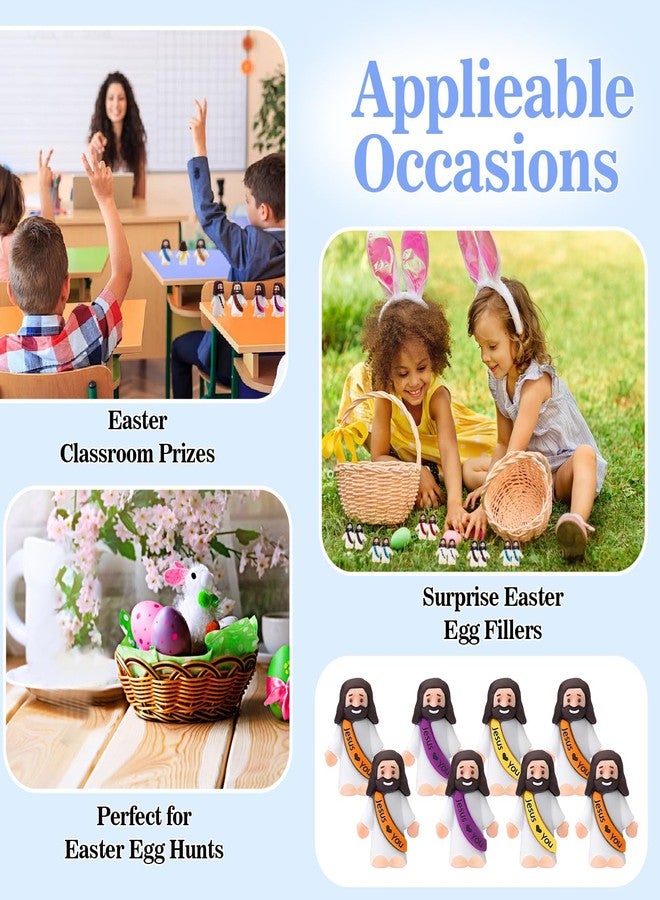 IEUHDKWL 300pcs Mini Jesus Figurines in Bulk Tiny Jesus Figures Hide and Seek Religious Party Favors Sunday School Baptism Gifts - Image 3
