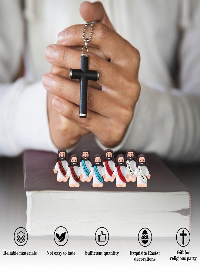 IEUHDKWL 300pcs Mini Jesus Figurines in Bulk Tiny Jesus Figures Hide and Seek Religious Party Favors Sunday School Baptism Gifts - Image 5