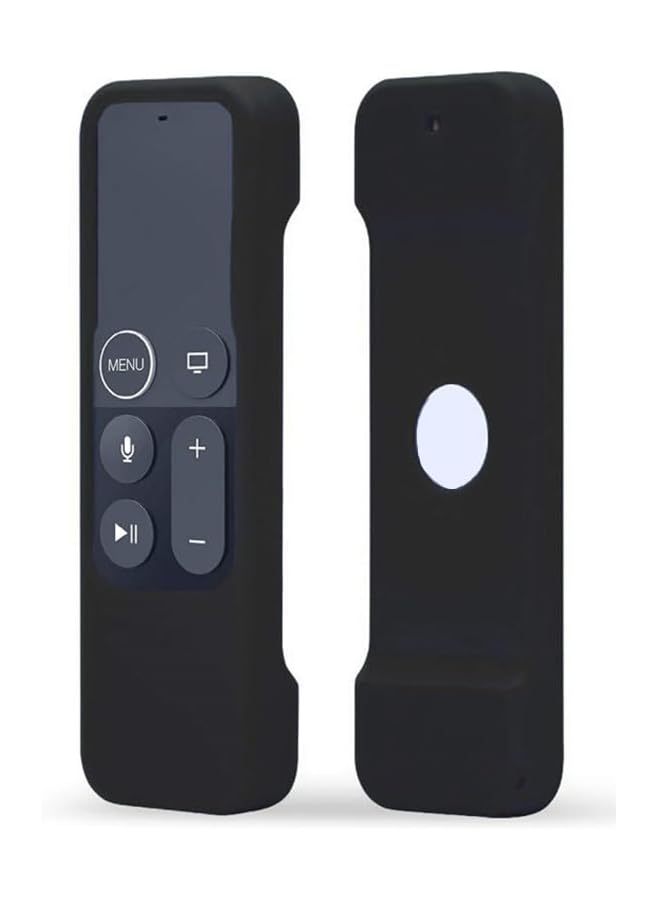 Case, DELFINO Suitable for Apple tv4 Remote Control Silicone Protective Cover Apple TV4 Remote Control Anti-Drop and Dustproof Protective Cover (Cyan)