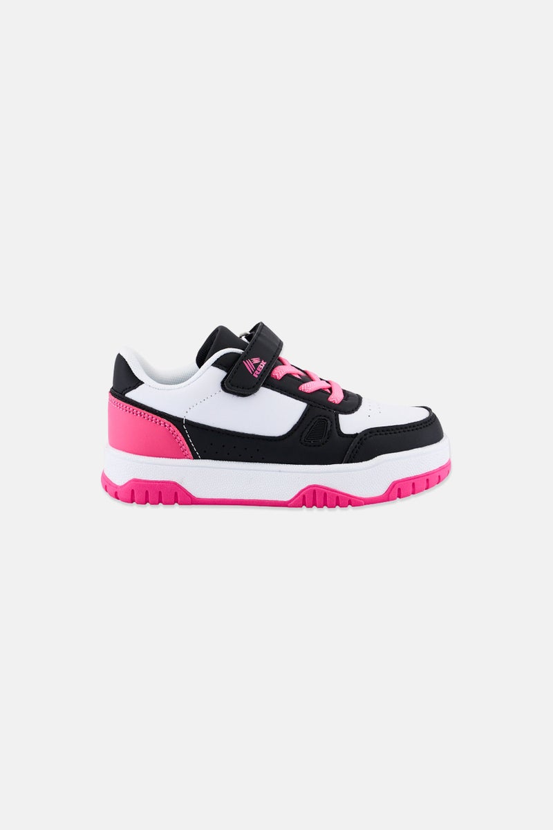 RBX Toddlers Girl Velcro Closure Running Shoes, Multicolor - Image 4