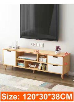 Modern Simple TV Cabinet With Large Capacity Drawers and Open Shelfs Combination Set Floor Cabinet Table for Home Living Room Furniture 120x30x38 cm - pzsku/Z46566347EECECB615FF9Z/45/_/1722530717/74ea47cb-de1a-446c-9f66-883c33ef4e89