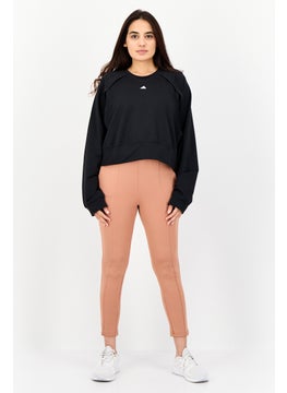 Adidas Women Sportswear Fit Long Sleeves Training Sweatshirt, Black  - Image 3