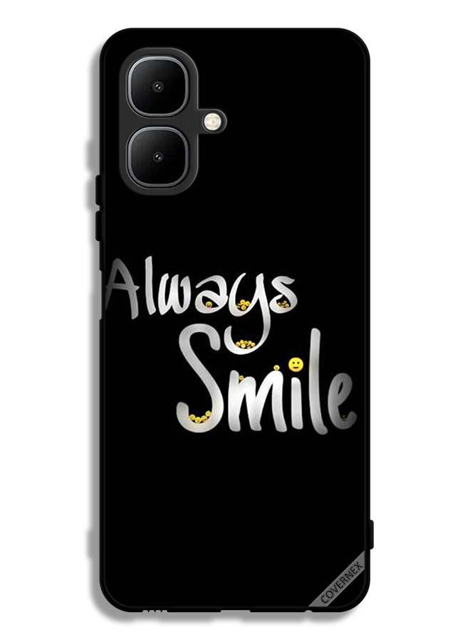 Covernex Tecno Pop 10 Protective Case Cover Always Smile