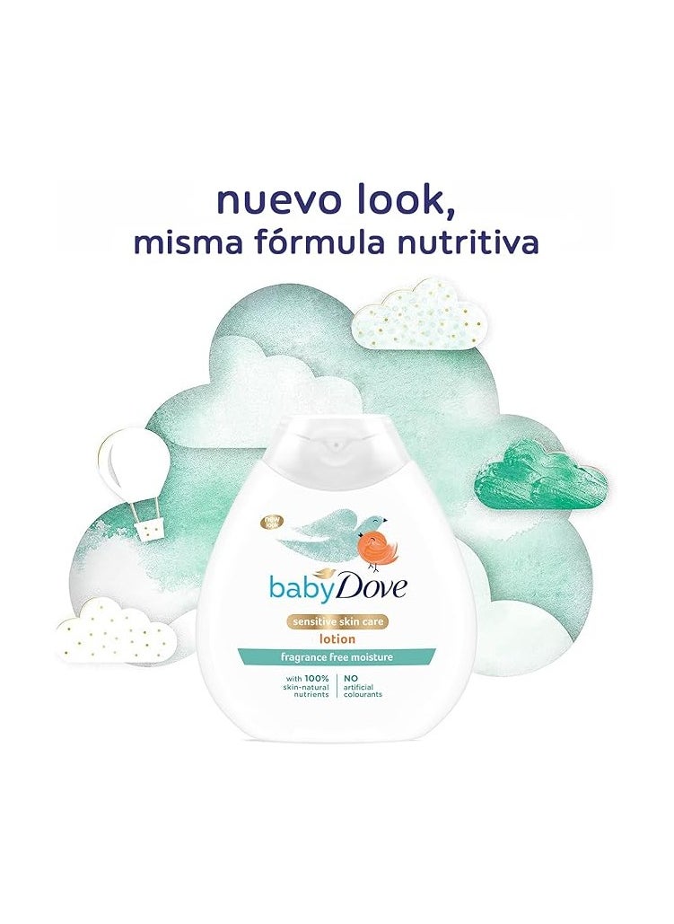 Dove - Baby Dove Sensitive Moisture Fragrance Free Lotion, 200 ml - Image 1