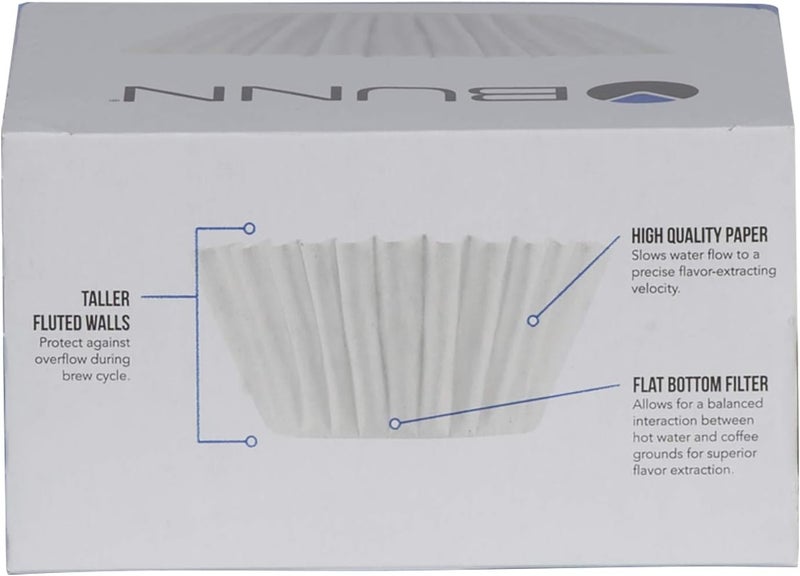 Bunn 8-12 Cup Coffee Filters, 6 each, 100ct - Image 3