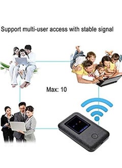 Generic Portable WiFi Router, SIM Card Type 5G LTE Modem WiFi Extender 2.4GHz 150Mbps Data Transmission Mobile WiFi Hotspot for Phone/Tablet/PC  - Image 2