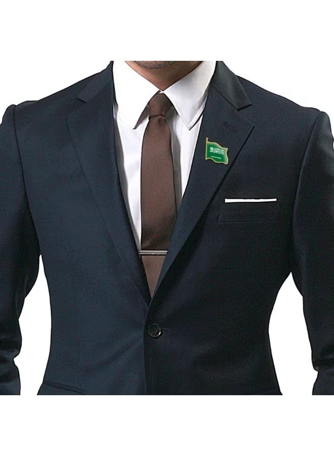OMEVE 10Pcs Saudi Arabia Flag Lapel Pins Bulk - Metal Saudi Arabian Brooch Badge Souvenir For Men Women Clothes Bags Hats - Image 5