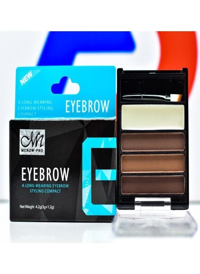 Me Now - Pro Eyebrow Powder Makeup Kit Long Lasting With Brush  -02 - Image 1