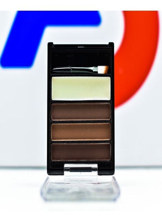 Me Now - Pro Eyebrow Powder Makeup Kit Long Lasting With Brush  -02 - Image 1
