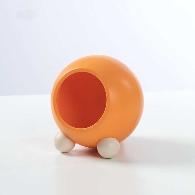 Orange Small Pet Sleeping House Warm Shelter for Hamster Chinchilla Cozy Hideout Nest - Image 5
