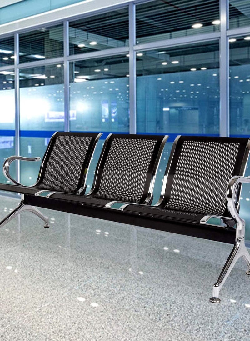Living Garden Airport Chair Railway Station Bank Hospital Public Places Waiting Bench Chair  175*55*75cm - Image 1