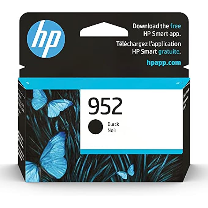 952 BLACK INK CARTRIDGE FOR PRINTERS | WORKS WITH PRINTER SERIES: OFFICEJET 8702, OFFICEJET PRO 7720, 7740, 8210, 8710, 8720, 8730, 8740 | ELIGIBLE FOR INSTANT INK | F6U15AN - Image 2