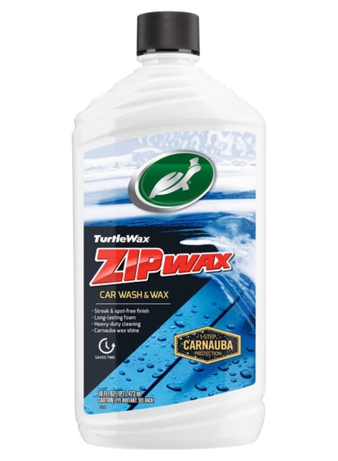 Turtle wax Zip Wax Car Wash & Wax 473 ML - Image 1