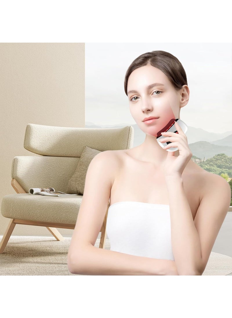 DubaiGallery Electric GuaSha Board, Intelligent Electric Scraping Instrument For Facial Scraping, Facial Beauty Massager, Hot Compress And Vibration Massager  - Image 4