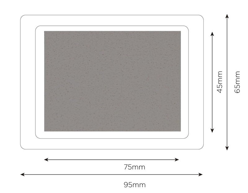 Tsukineko SZ000031 Full-Size StazOn Multi-Surface Inkpad, Jet Black - Image 2