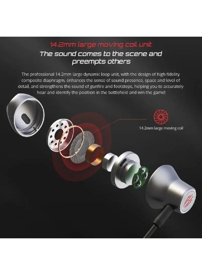ريد ماجيك سماعة ريد ماجيك سماعة الألعاب مع منفذ تايب سي وأزرار للتحكم بالسماعات استمتع بصوت عالي الجودة براحة تامة لا يوجد تأخير نهائيا - Image 4