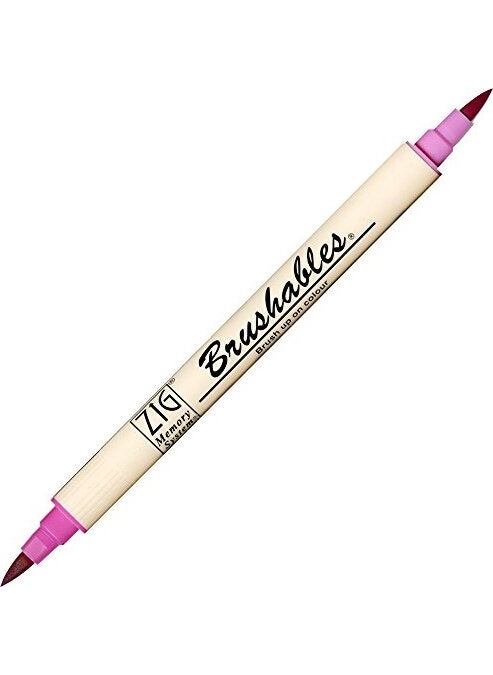 Zig Brush Tip Felt Pen Ms-7700/025 Pure Pink 