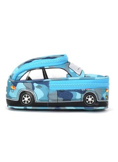SMILY KIDDOS Smily Kiddos Car Pencil Pouch (Blue) New Car Design Pencil Box Large Capacity EVA car Pencil case for Boys Girls  - Image 1