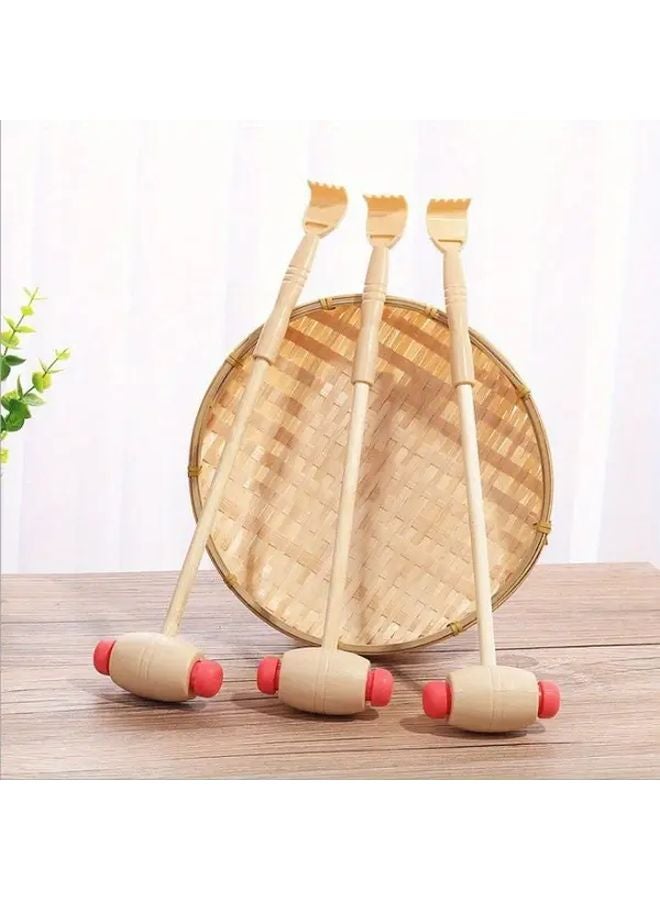 مكشطة خشبية للظهر مع مدلك مطرقي لتخفيف آلام العضلات للمسنين - Image 3