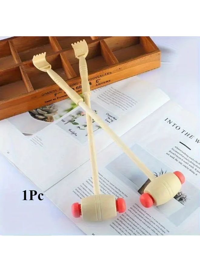 مكشطة خشبية للظهر مع مدلك مطرقي لتخفيف آلام العضلات للمسنين - Image 2