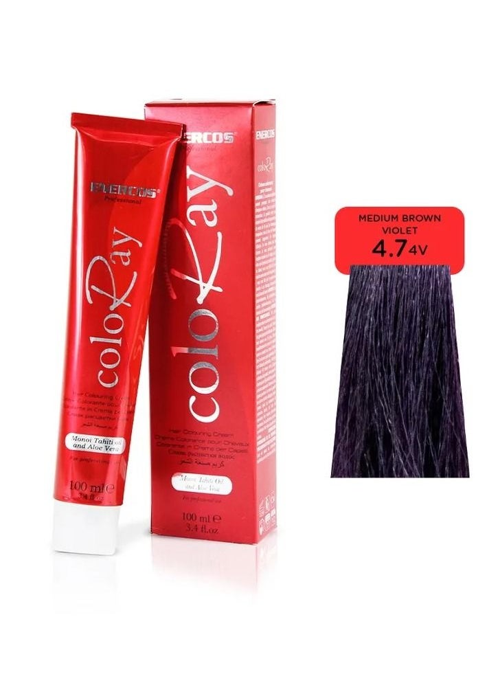 ENERCOS PROFESSIONAL - Coloray Ammonia free Medium Brown Violet 4.7 100 Ml - Image 1