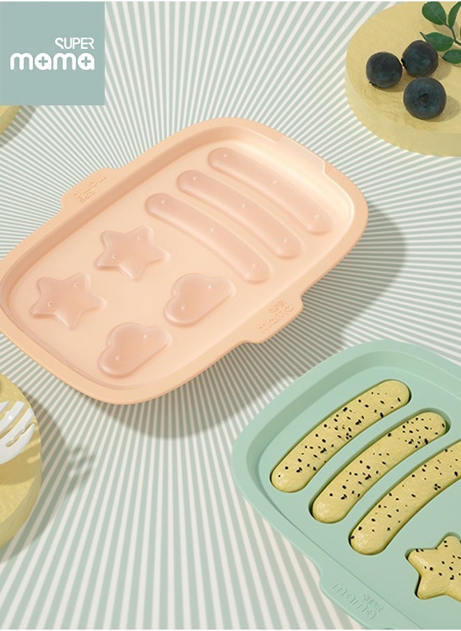 SUPERMAMA - Silicone Food Molds, Baby Food Freezer Molds  for Homemade Foods, Non-Stick Food Grade Silicone Molds for Chocolate, Candy, Jelly - Image 1
