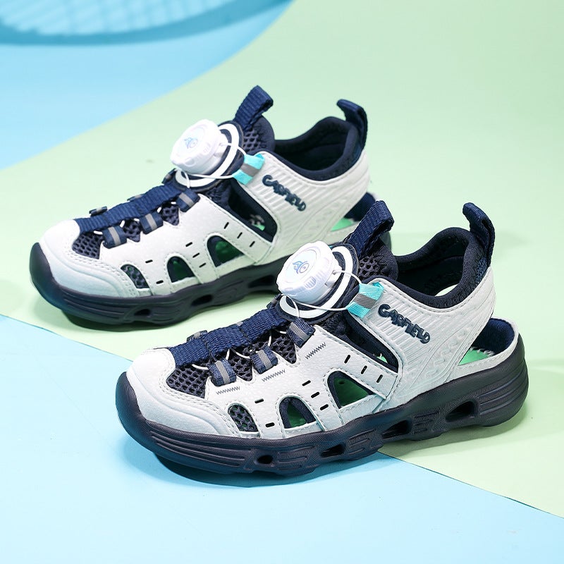 Factory Dropshipping Kidsren'S Beach Sports Sandals Outdoor Breathable Summer Cut Out Wading Shoes Kids Shoes - Image 3