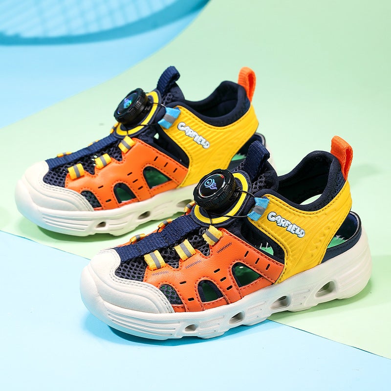 Factory Dropshipping Kidsren'S Beach Sports Sandals Outdoor Breathable Summer Cut Out Wading Shoes Kids Shoes - Image 4