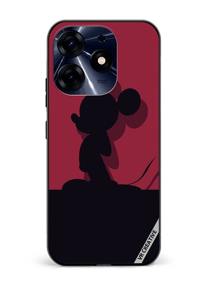VR CREATIVE Protective Case Cover For Tecno Spark 10 Pro Mickey Red Design Multicolour - Image 1