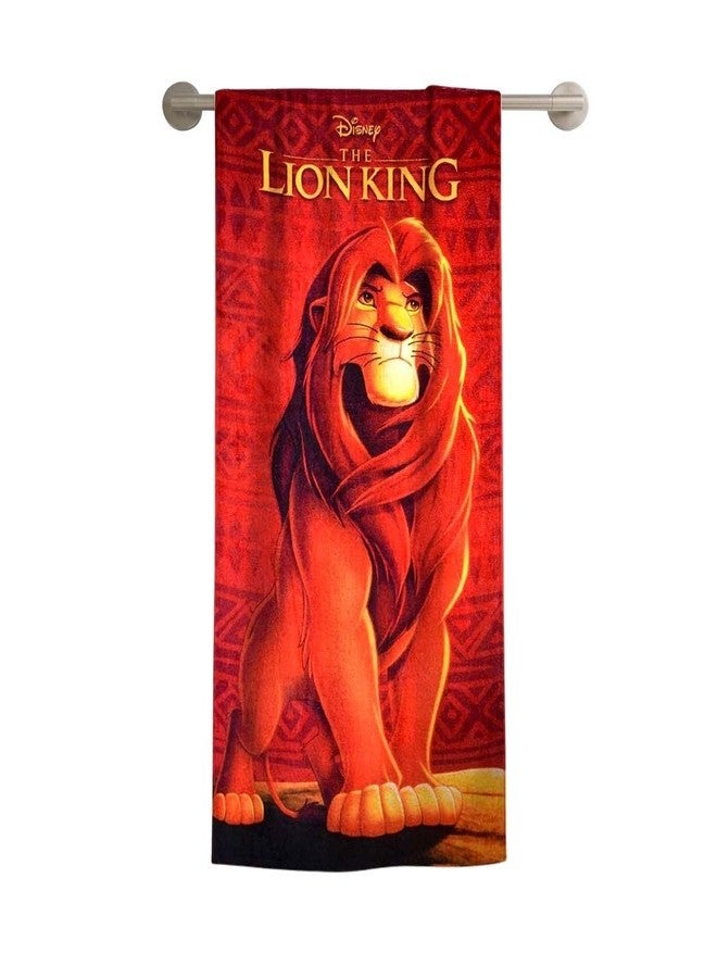 Athom Living Kids Bath Towel, Multicolor, Super Absorbent, Cotton Soft Towel for Kids (Lion King) - Image 2