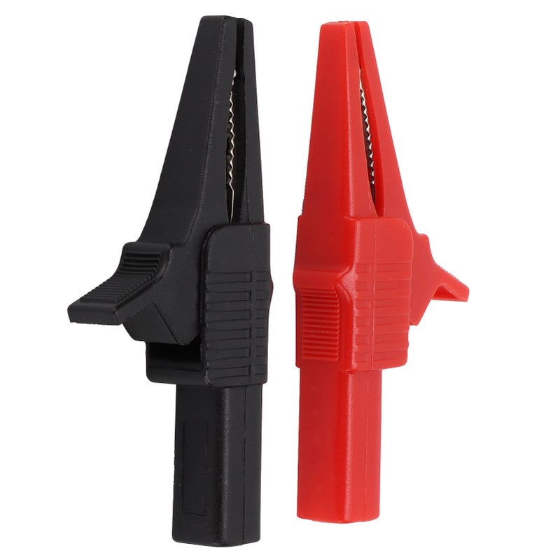 2PCS U08 4mm Brass Insulated Crocodilian Clip Electrical Test Clamp 32A/1000V Test Equipment Parts - Image 3