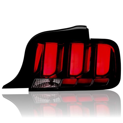 corkiauto Smoke Lens LED Tail Lights Assembly Compatible with 2005 2006 2007 2008 2009 Ford Mustang Rear Brake Lamp Taillights Pair - Image 5