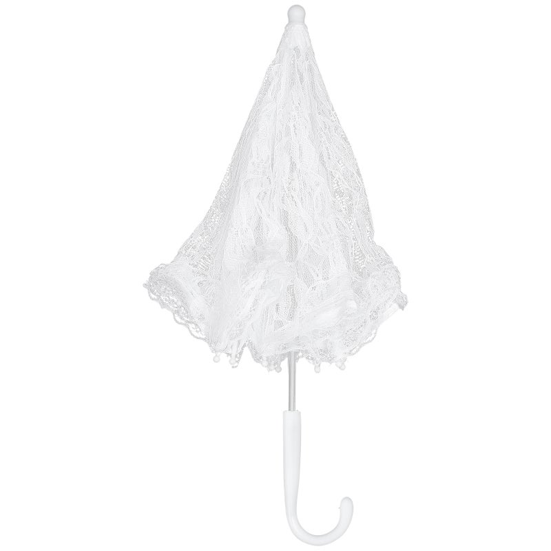 Lace Parasol Prop Wedding Lace Umbrella Photo Prop Lace Umbrella Craft Elegant Lace Umbrella - Image 1