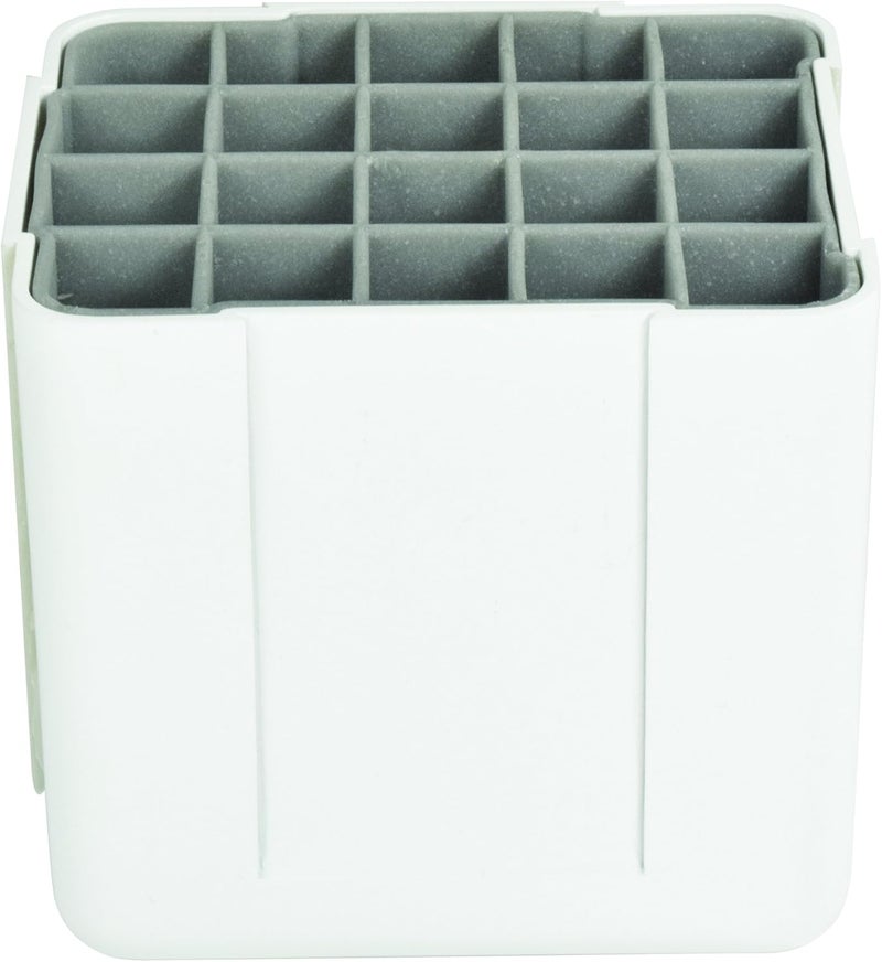 Deflecto Interlocking Marker Organizer Desk and Craft Organizer Stores up to 20 Markers White 4 14W x 4H x 4 38D 29123CR - Image 5