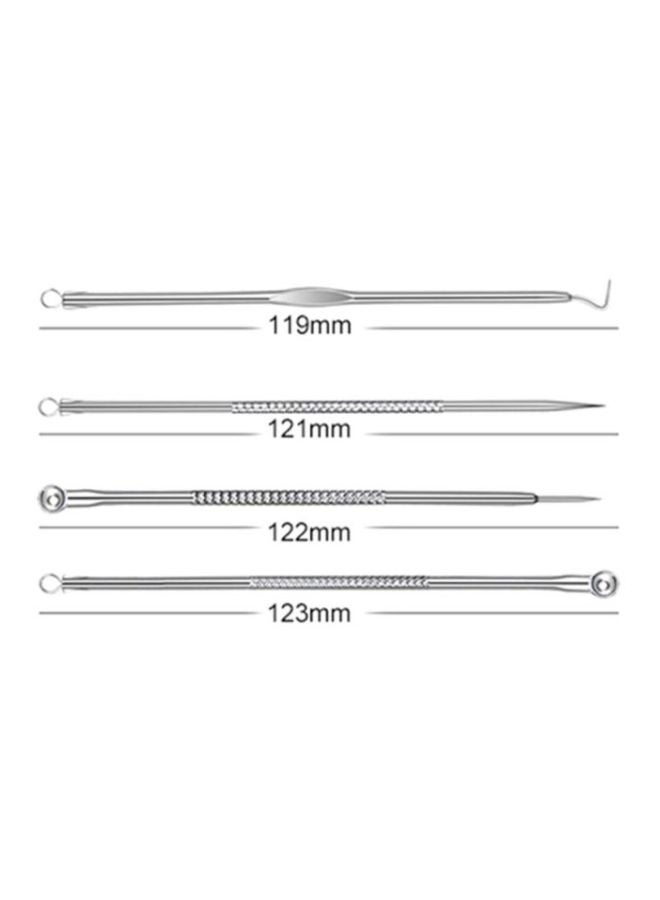 docooler 4-Piece Blackhead Remover Tool Set With Case Multi-Color - Image 2