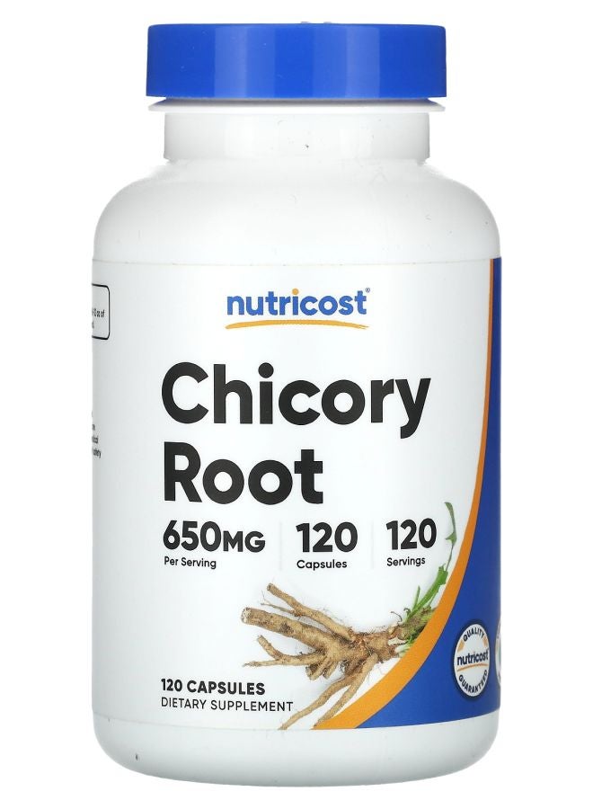 Nutricost Chicory Root 650 mg 120 Capsules