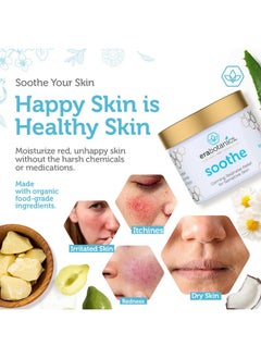 Era Organics Era Organics Cream Redness Relief Moisturizer- Soothing Redness Relief for Face with Manuka Honey, MSM, Chamomile - Calming Moisturizer for Face - Redness Face Cream Made in USA  - Image 3