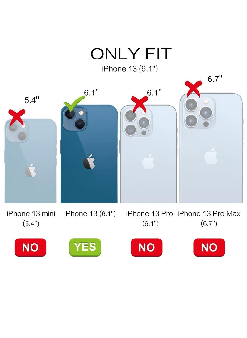 MIGOFAST iPhone 13 Magnetic Case for Case [Compatible with MagSafe] Camera Lens Protector Plating Luxury Cover for Women Men Clear Soft TPU Shockproof Protective Purple - Image 2