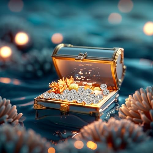 HOMICO 100 Pieces Miniature Coins for Crafts Dollhouse Tiny Fake Silver Coins for Dollhouse Fairy Garden Micro Landscaping - Image 5