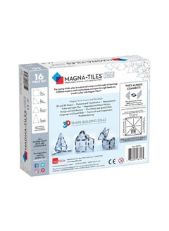 MAGNA-TILES Ice 16-piece Set, Original 3d Magnetic Building Tiles, For Kids Ages 3+  - Image 2
