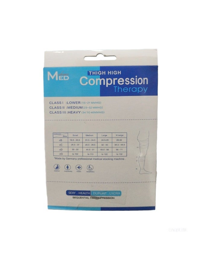 AdvanceMed - Thigh High Compression Therapy - Small Size - Image 1