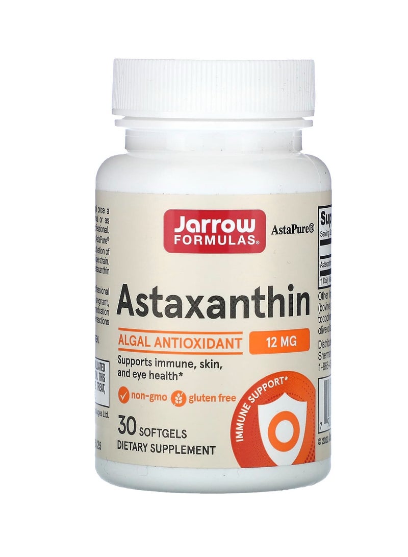 jarrow formulas Astaxanthin, 12 mg, 30 Softgels